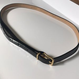 NEVER WORN J. Crew leather slim belt (s)